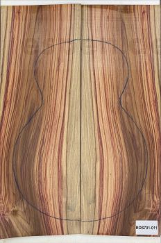 Back & Sides Bahia Rosewood Classic Unique Piece #011